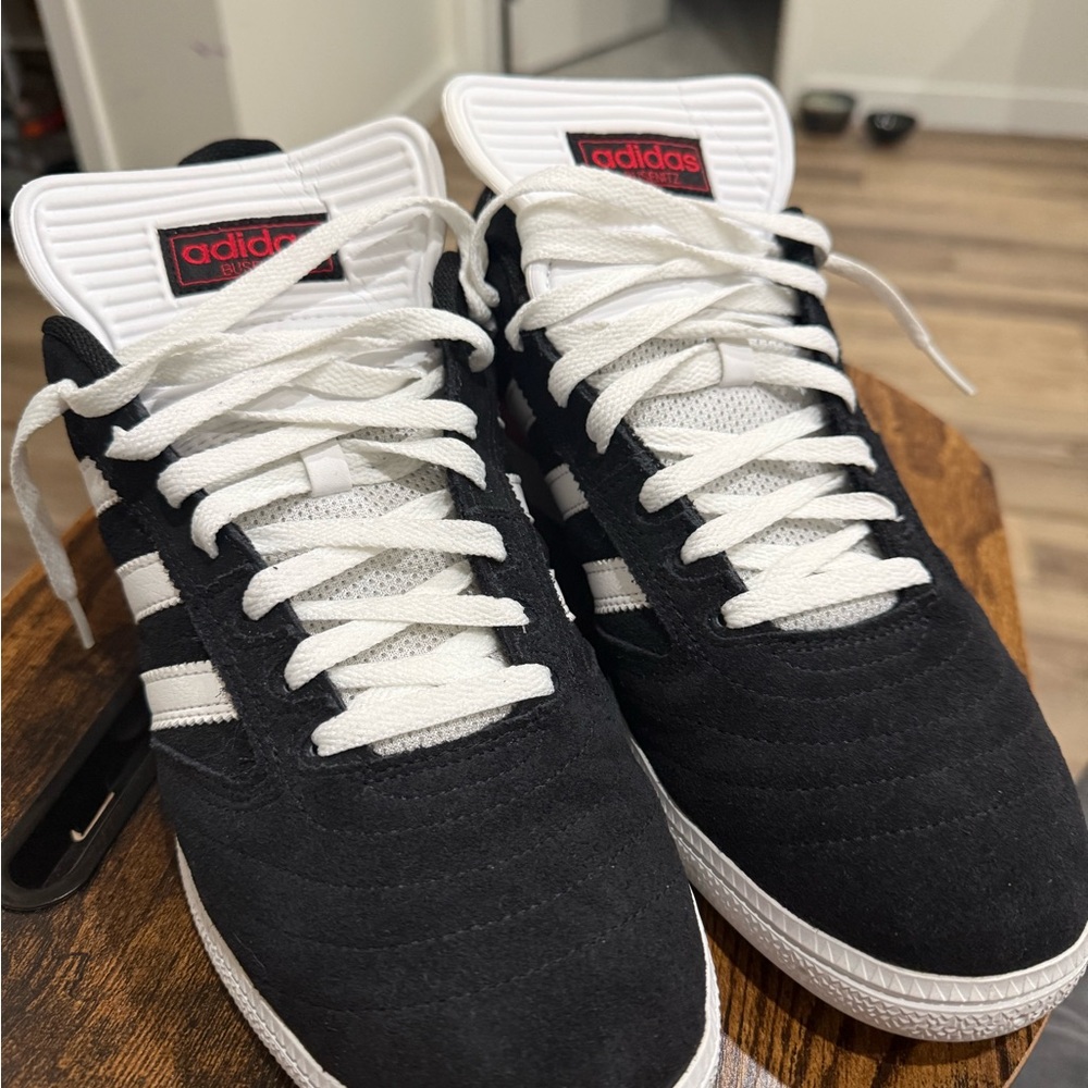 Adidas Busenitz Black/White Suede Skate Shoes Sneakers Men’s 11.5